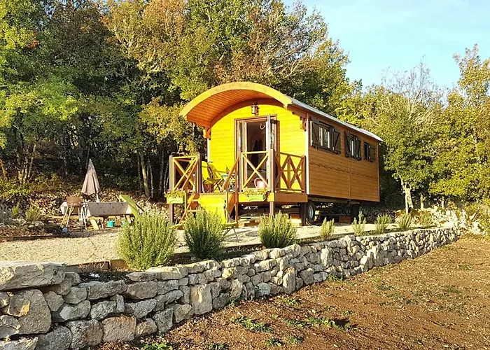 La Roulotte Clerelu - Du Domaine Des Ramonets Venkovský dům